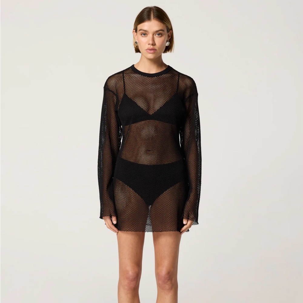 Clyque Michelle Swim Coverup Tunic in Black